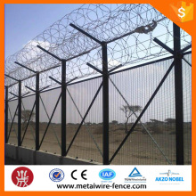 Shengxin PVC recubierto 4 mm de diámetro de alambre claro V 358 metálico escalada anti escalada